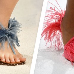 Schuhe mit Federn: So stylst du den neuen Schuhtrend