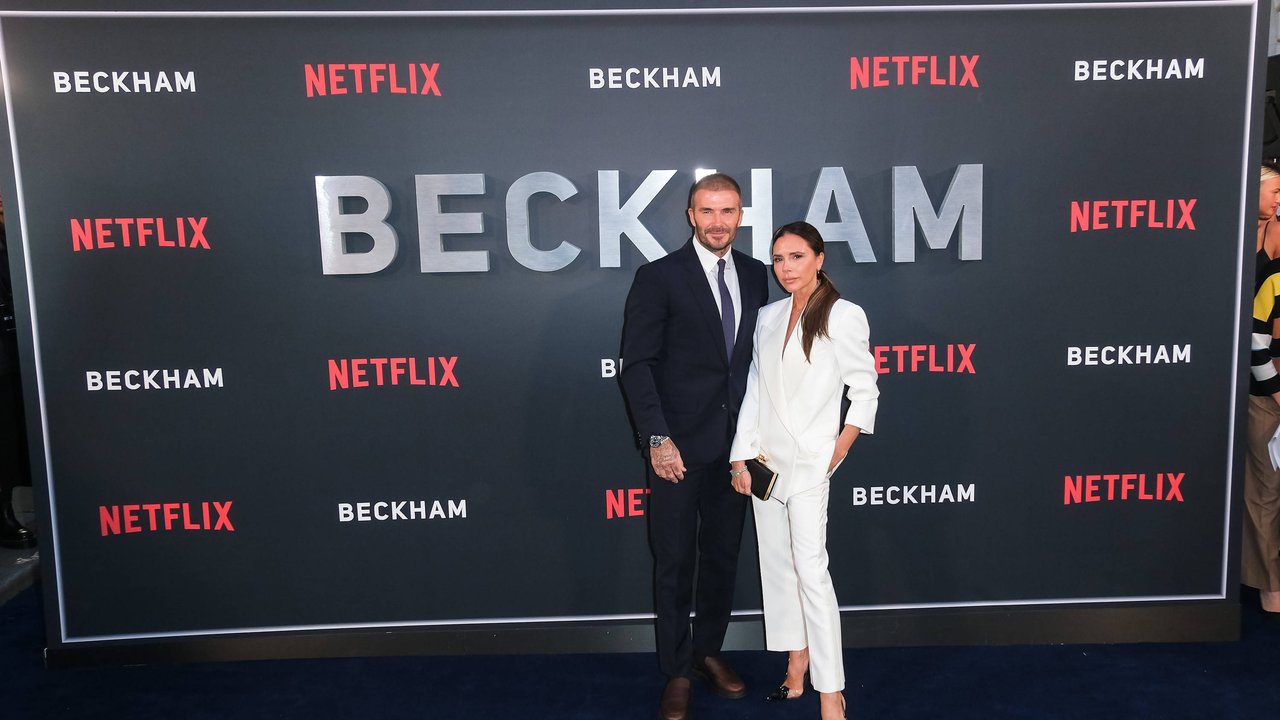 David und Victoria Beckham bei der Premiere zur Doku „Beckham“.