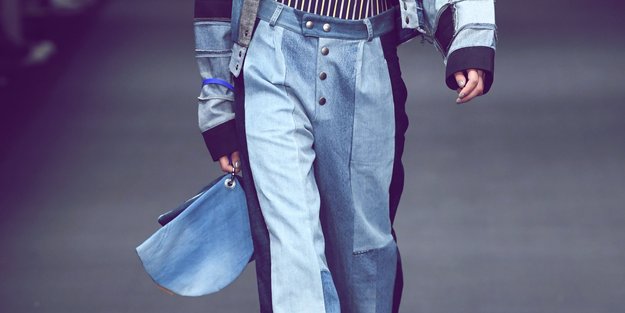 Patchwork Jeans sind der Denim-Trend der Stunde