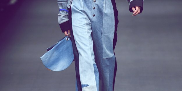 Patchwork Jeans sind der Denim-Trend der Stunde