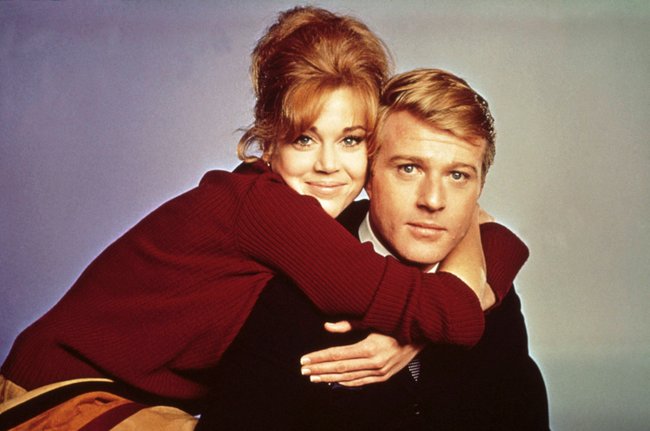 Robert Redford und Jane Fonda 1967.