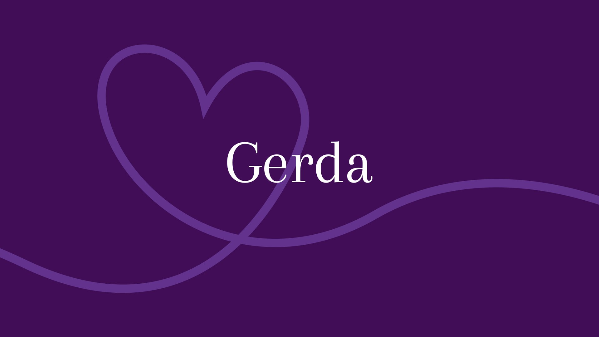 Gerda Herkunft und Bedeutung des Vornamens