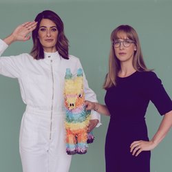 Linda Zervakis und Insa Thiele-Eich über Lampenfieber und Podcasts