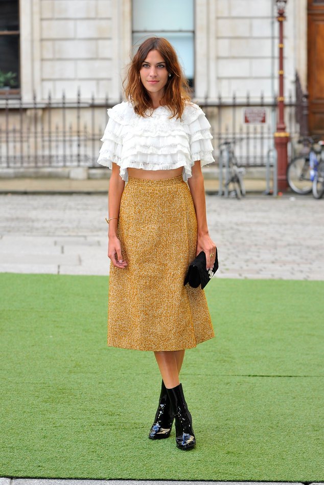 Alexa Chung hat den Mode-Durchblick Alexa Chung hat den Mode-Durchblick