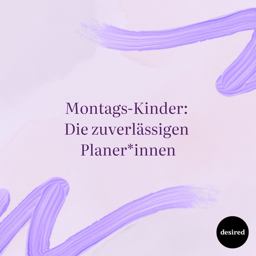 Wochentag Persönlichkeit