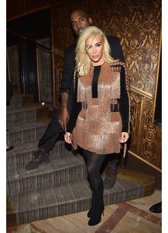 Kim Kardashian in platinblond Kim Kardashian in platinblond