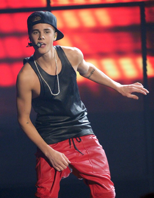 Justin Bieber bei einer seiner Performances Justin Bieber bei einer seiner Performances