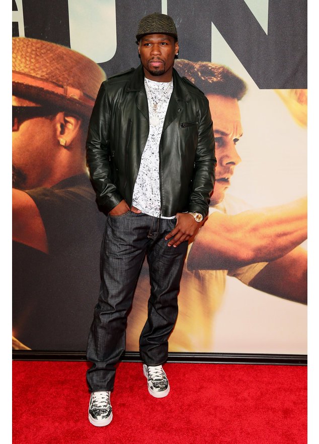 50 Cent auf dem roten Teppich 50 Cent auf dem roten Teppich