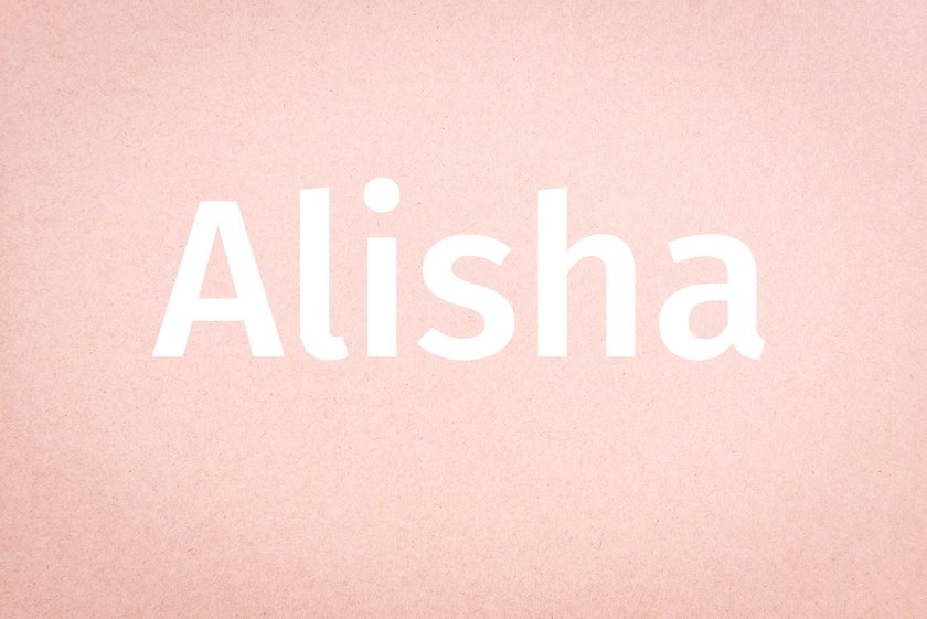 Name Alisha