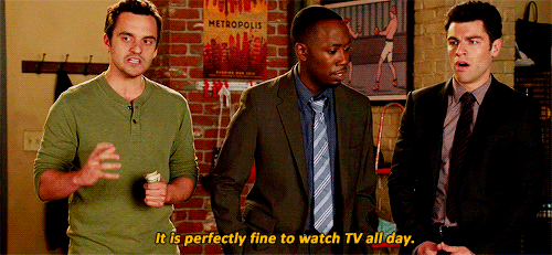"Es ist völlig in Ordnung, den ganzen Tag fernzusehen!"