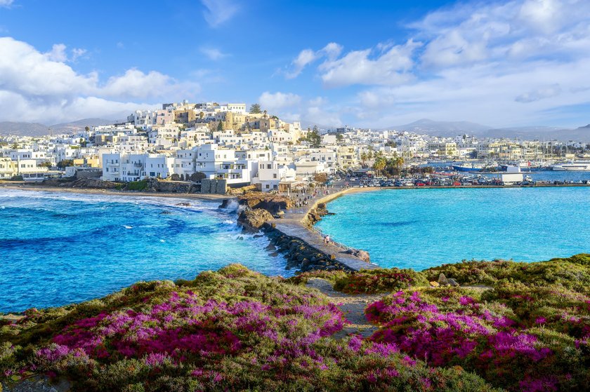 Panorama der Stadt Naxos Chora