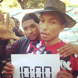 Pharrell Williams bei „The Voice“ Pharrell Williams bei „The Voice“