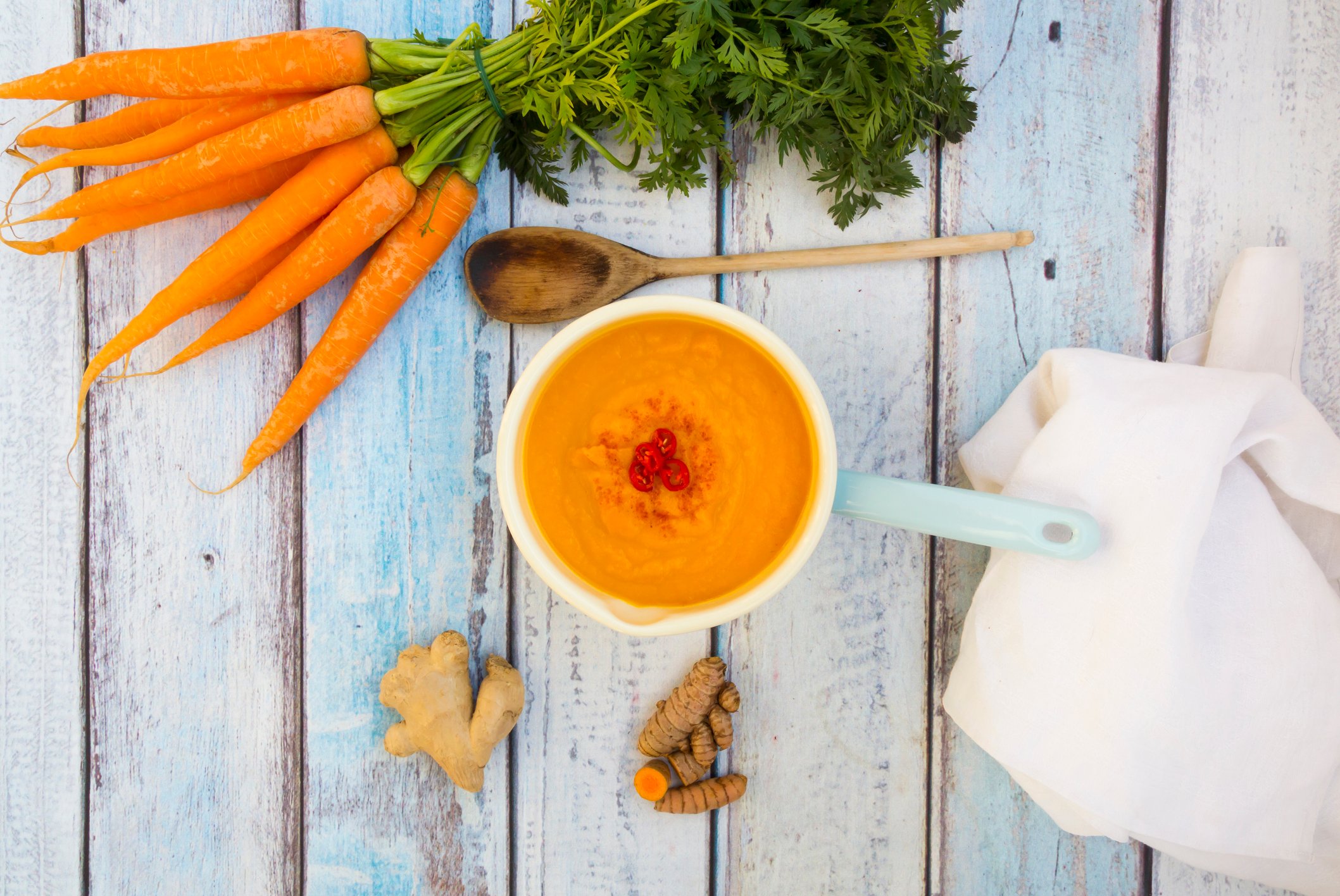 Karottensuppe veganes Ostermenü Karottensuppe veganes Ostermenü