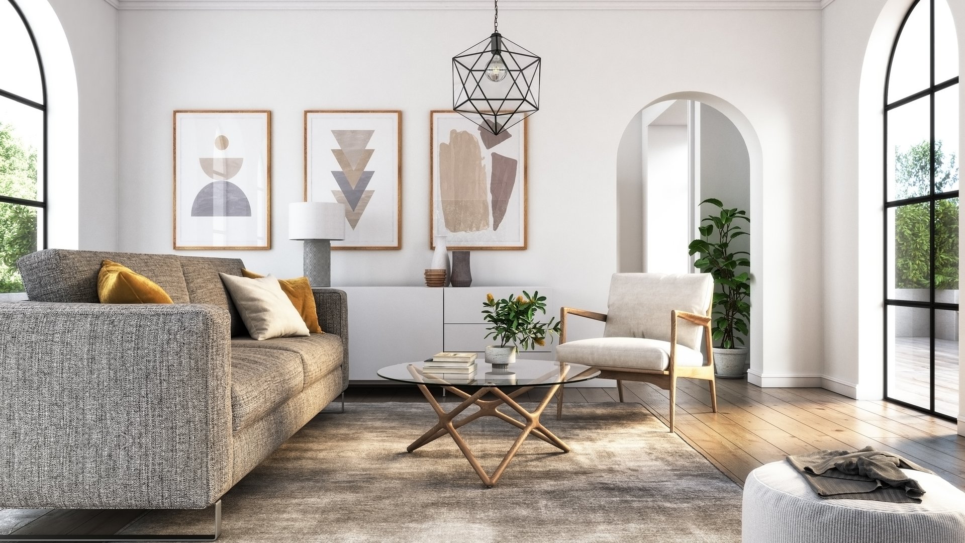 Ein-Hauch-Winterwald-4-Bonprix-Teppiche-in-sanften-Gr-n-und-Grau-Nuancen