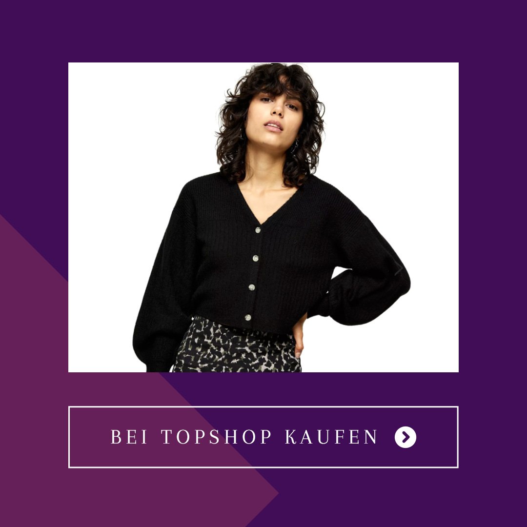 Topshop schwarzer Cardigan
