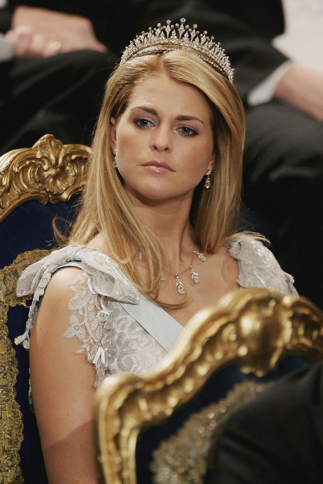 Prinzessin Madeleine mit Krönchen Prinzessin Madeleine mit Krönchen