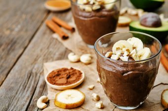 Avocado Mousse mit Banane Avocado Mousse mit Banane
