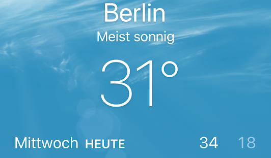 Wetter Berlin Sommer