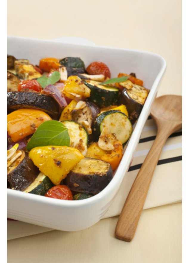 Ratatouille servierfertig. Ratatouille servierfertig.