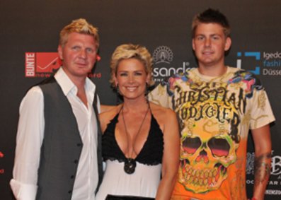 Stefan Effenberg, Claudia Effenberg und Sohn Noel-Etienne Stefan Effenberg, Claudia Effenberg und Sohn Noel-Etienne