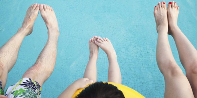 O-Beine: Beine einer Familie O-Beine: Beine einer Familie