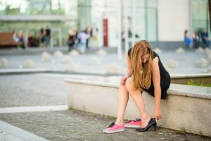Schuhe wechseln ist natürlich die einfachste Lösung! Schuhe wechseln ist natürlich die einfachste Lösung!
