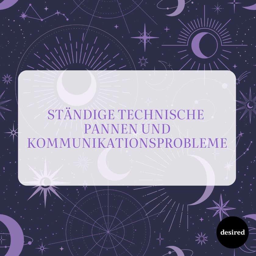 Zeichen Universum nicht richtig 