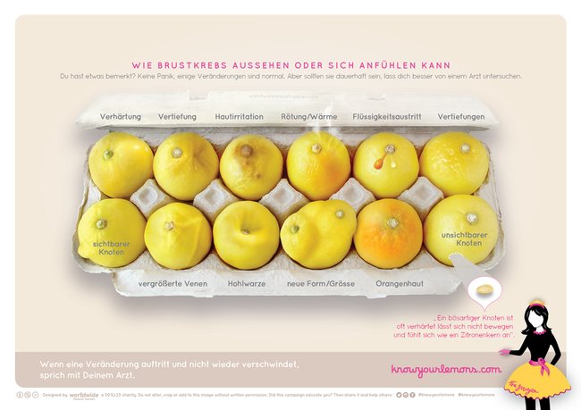Brustkrebs anhand von Zitronen erkennen