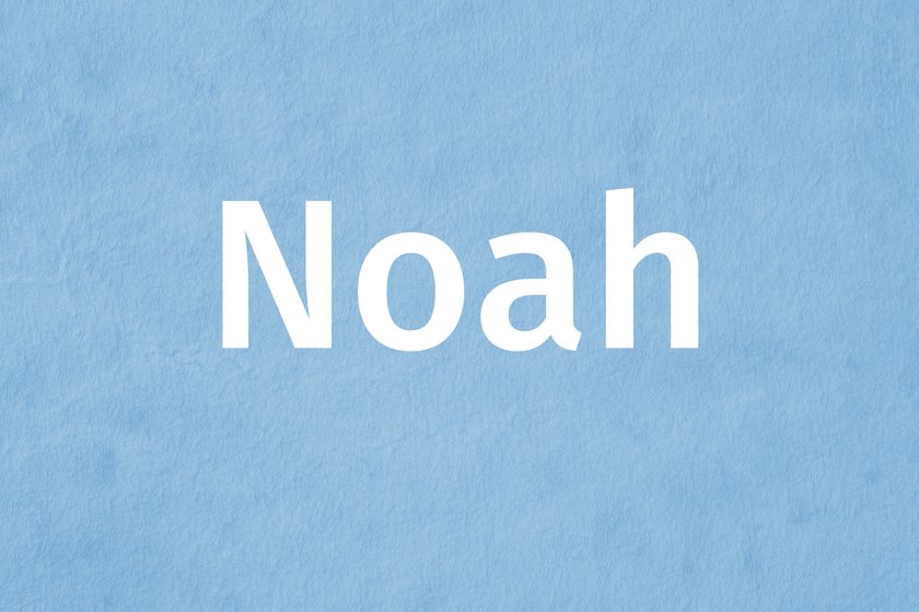 Vorname Noah
