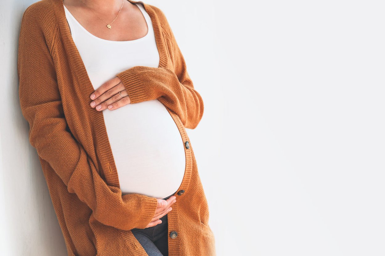Hochschwangere Frau Hochschwangere Frau