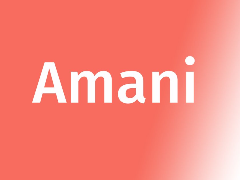 Name Amani