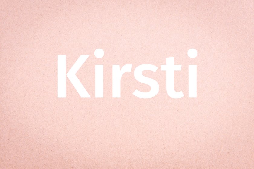 Nordische Mädchennamen - Kirsti