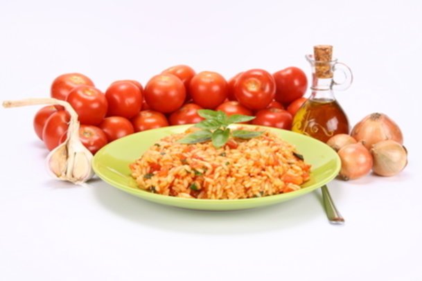 Risotto mit Kirschtomaten: Low Fat. Risotto mit Kirschtomaten: Low Fat.