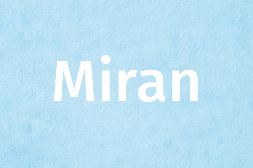 Name Miran