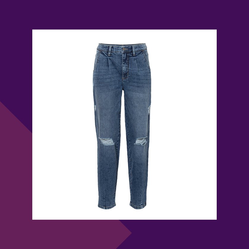 Bonprix Denim-Trends - Barrel Shape Jeans mit Positive Denim #1 Fabric