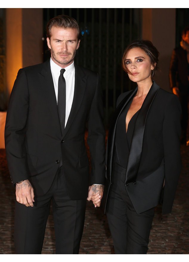 David Beckham und Victoria auf dem roten Teppich David Beckham und Victoria auf dem roten Teppich