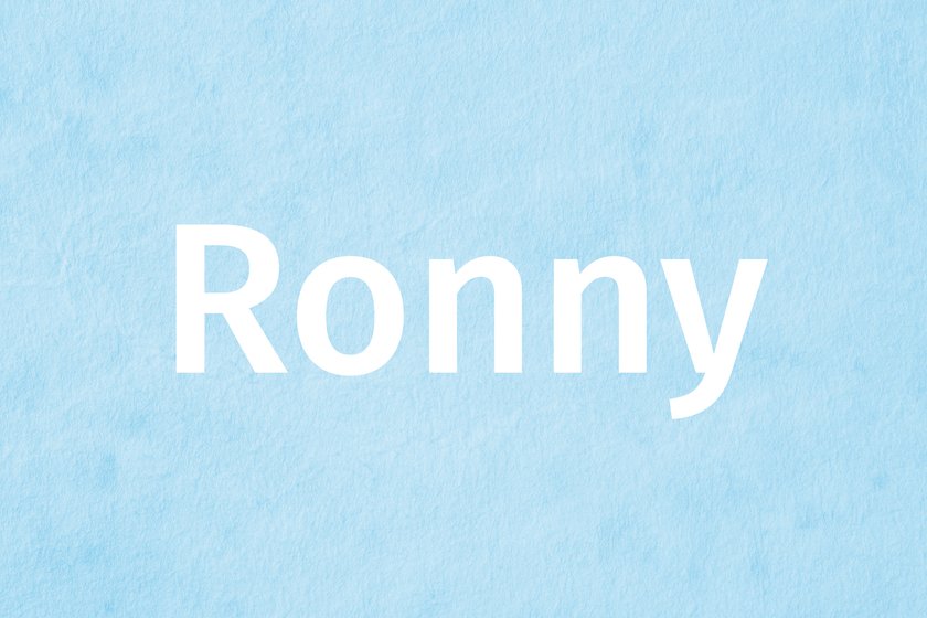 #1 Ronny
