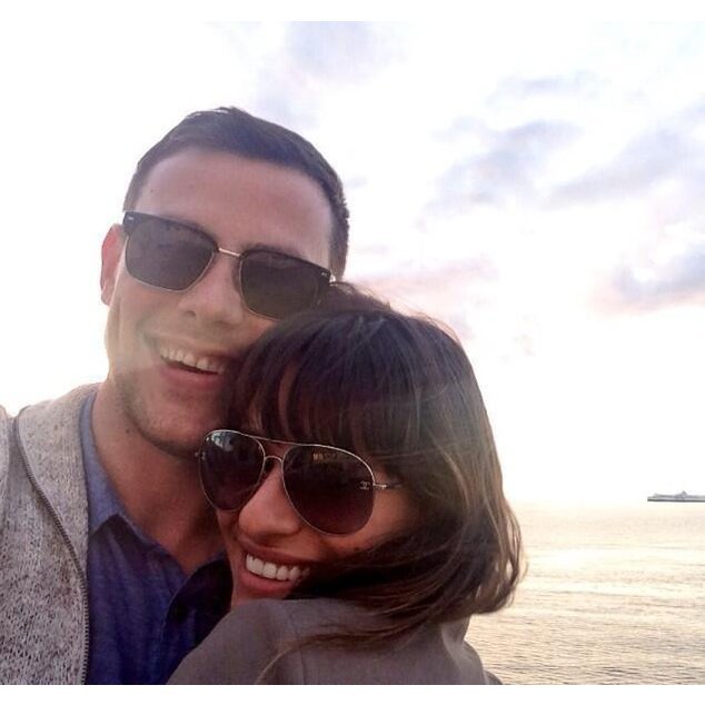 Lea Michele und Cory Monteith am Strand Lea Michele und Cory Monteith am Strand