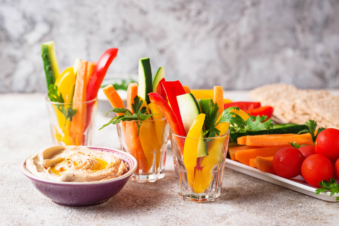 Gemüse Hummus Gemüse Hummus