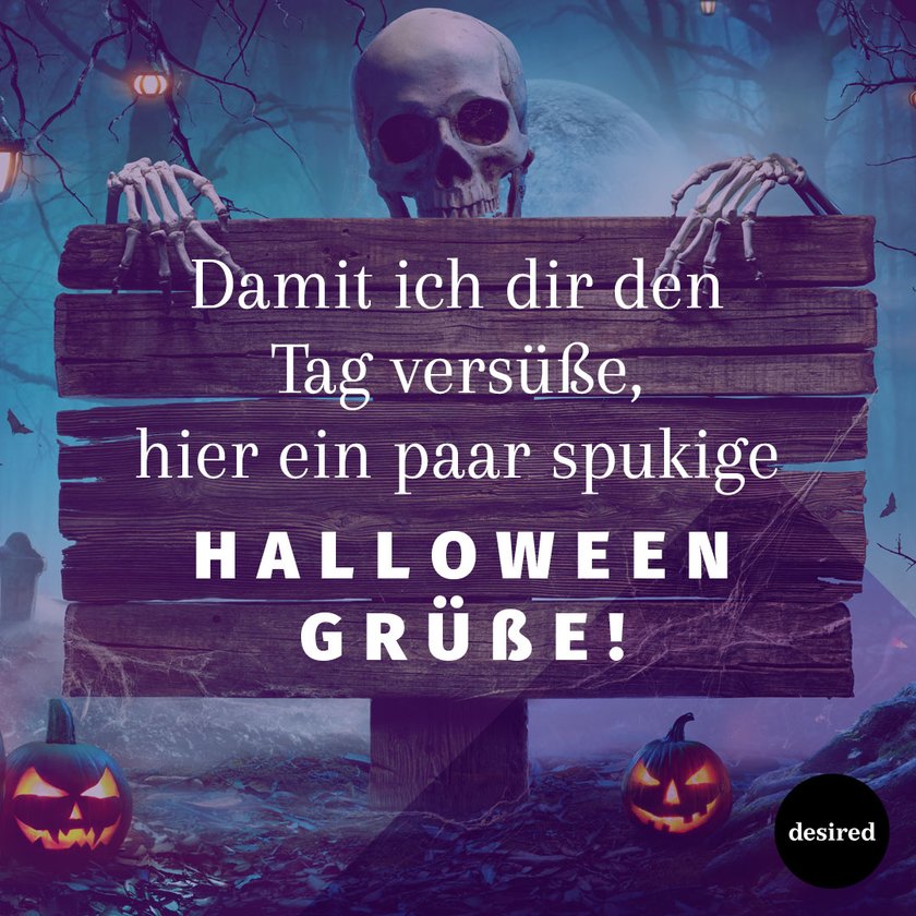 Halloween-Sprüche: Von lustig bis gruselig