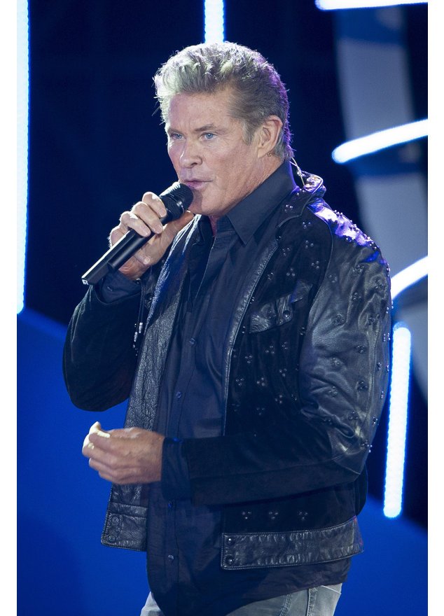 Promi Big Brother: David Hasselhoff bei seinem Einzug Promi Big Brother: David Hasselhoff bei seinem Einzug