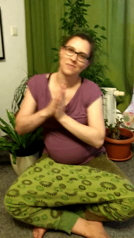 Meditierende Katja Meditierende Katja