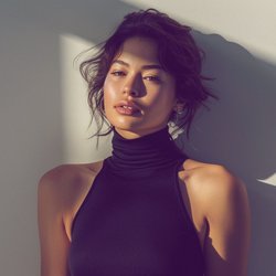 TikTok-Trend: So bindest du ein Neckholder-Top aus einem Longsleeve