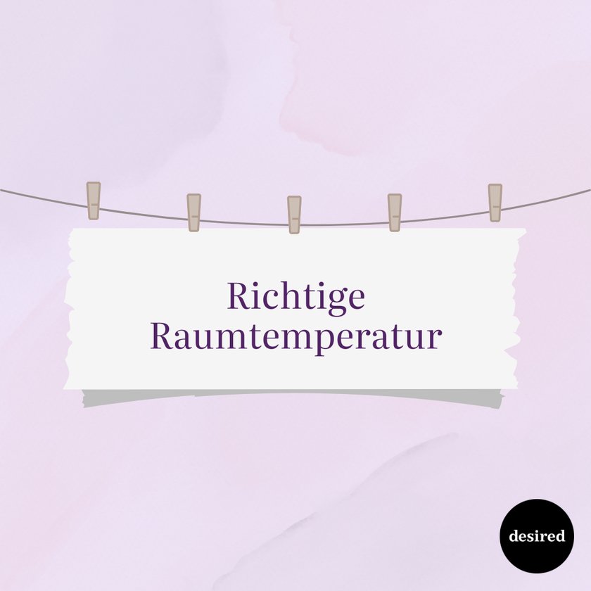 Richtige Raumtemperatur