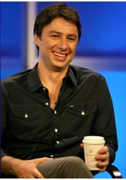 Scrubs Star Zach Braff ist zu späßen aufgelegt. Scrubs Star Zach Braff ist zu späßen aufgelegt.