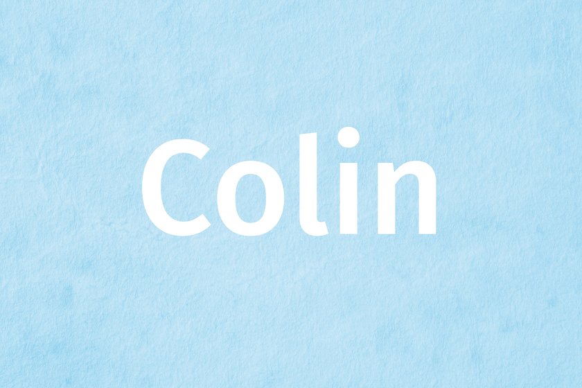 Name Colin