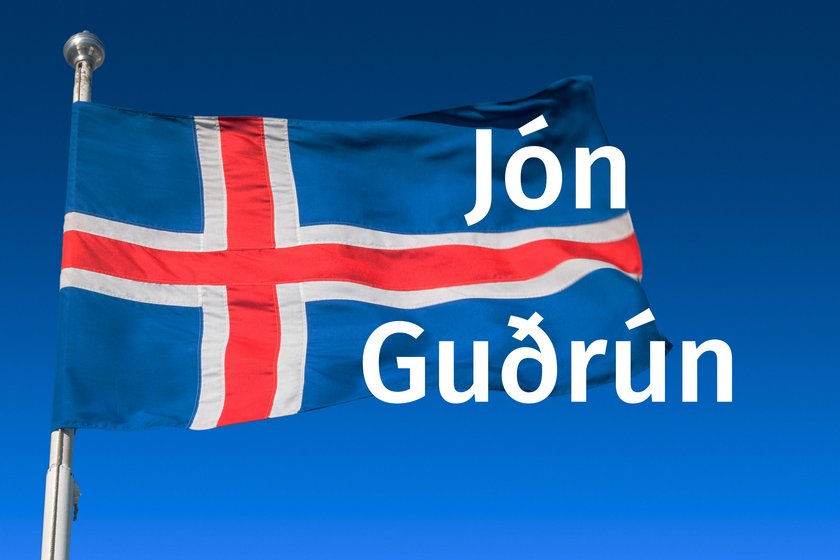 Top-Vornamen in Island