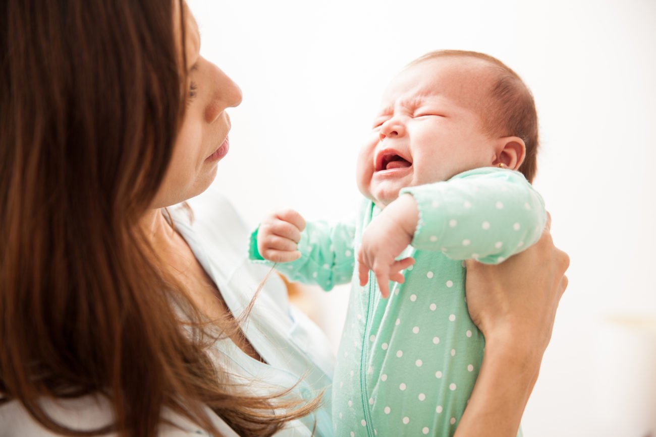 Babys mit Geburtstrauma weinen mehr