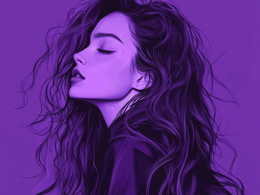 Illustration einer Frau