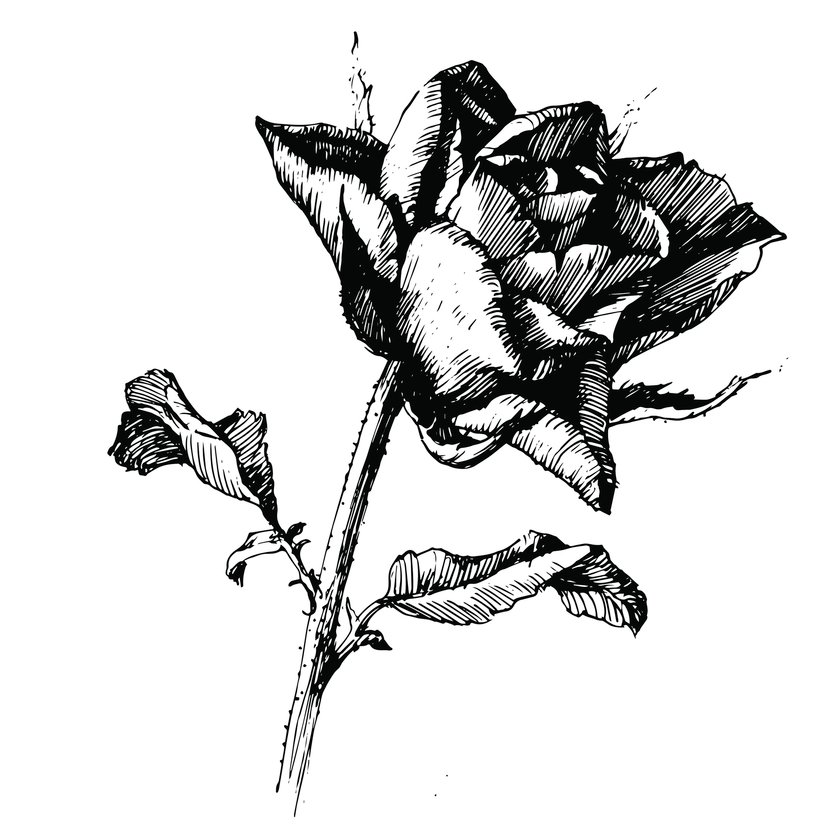 Blumen-Tattoo-Vorlage 20